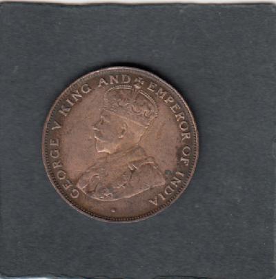 Beschrijving: 1 Cent GEORGIUS V